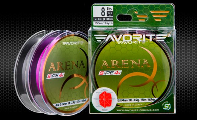 FAVORITE ARENA PE 4X BRAID PURPLE 100M.jpg Favorite Arena PE 4X 100m Purple Braid